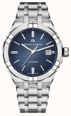 Maurice Lacroix Aikon Automatic 42mm Stainless Steel Blue Dial Watch AI6008-SS002-430-1