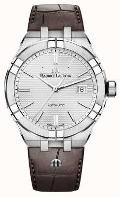 Maurice Lacroix Aikon Automatic Brown Leather Watch AI6008-SS001-130-1