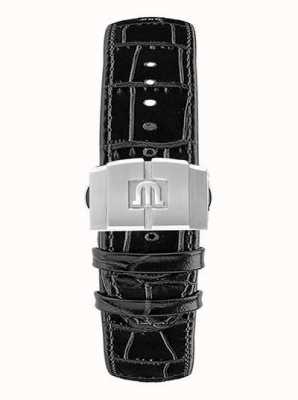 Maurice Lacroix | 25mm Black Leather Strap Only | Clasp Not Included ML740-005051