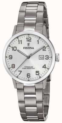 Festina | Women's Titanium Watch | Silver Dial | Titanium Bracelet | F20436/1