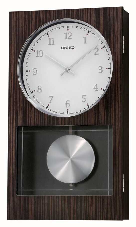 Seiko Wooden Case Wall Clock QXH046B - First Class Watches™ SGP