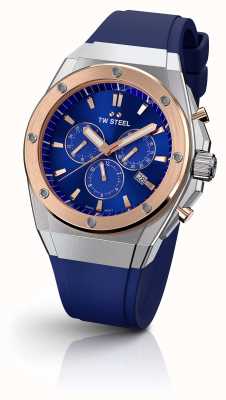 TW Steel | CEO Tech | Limited Edition | Chronograph | Blue Rubber | CE4046