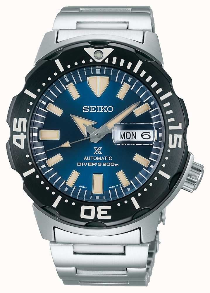 Seiko Prospex Monster Automatic Divers | Stainless Steel Bracelet SRPD25K1  - First Class Watches™ SGP
