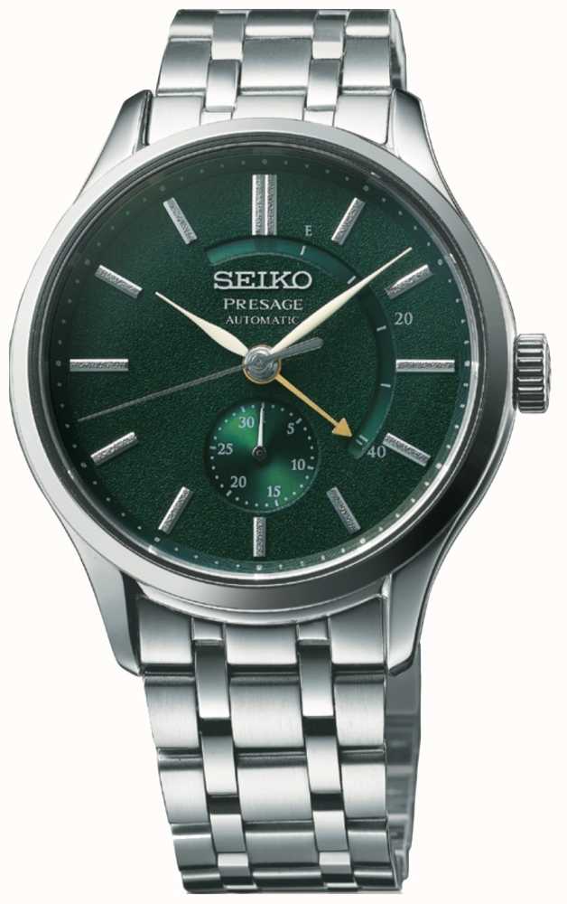 Seiko Presage Automatic 'Cocktail Time' Zen Garden Green Dial Stainless  Steel SSA397J1 - First Class Watches™ SGP