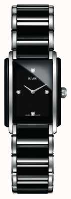 RADO Integral Diamonds High-Tech Ceramic Square Dial Watch R20613712