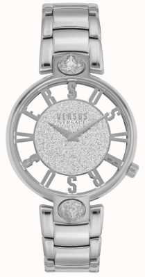 Versus Versace | Women's Kirstenhof | Silver Steel Bracelet | Glitter Dial VSP491319
