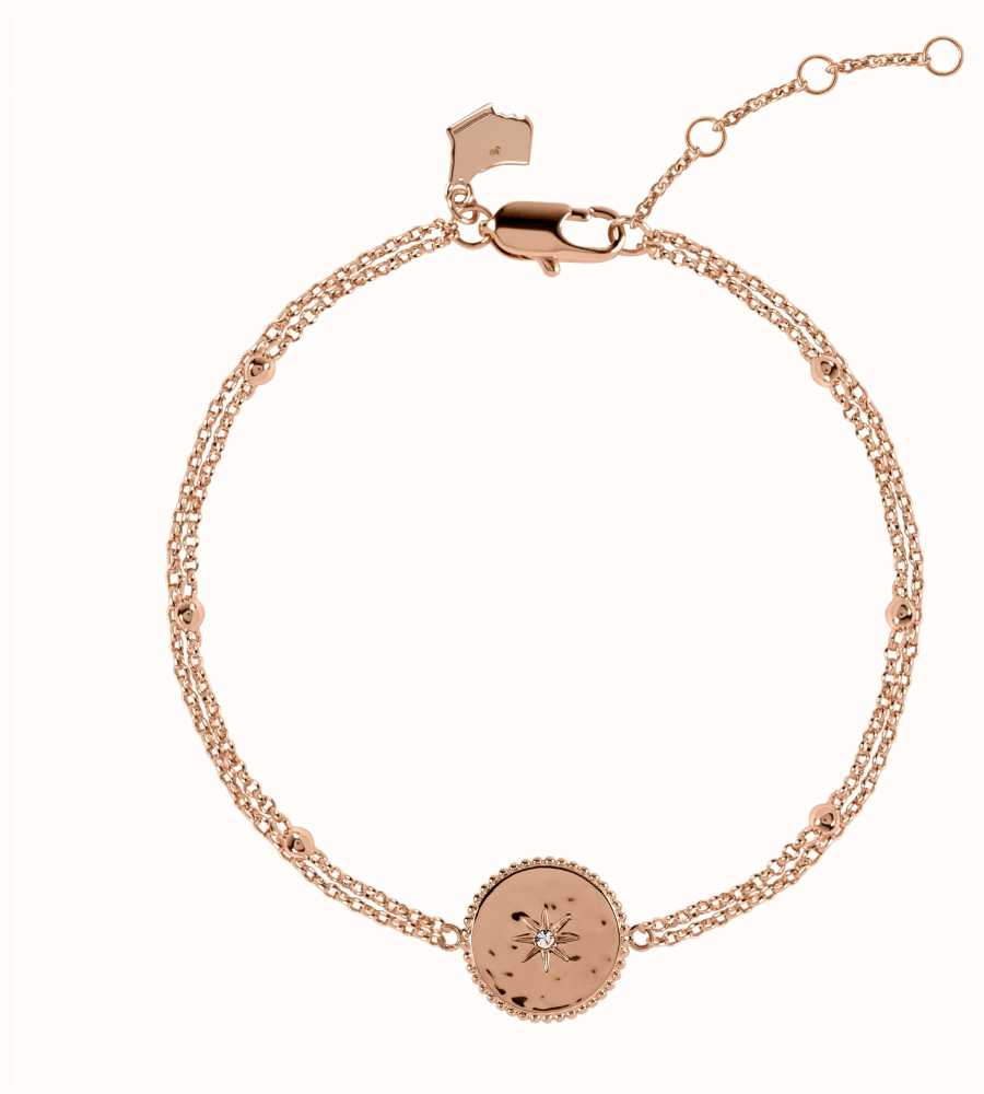 Radley Jewellery Star Gazing | Rose Gold Plated Moon And Stars Bracelet ...