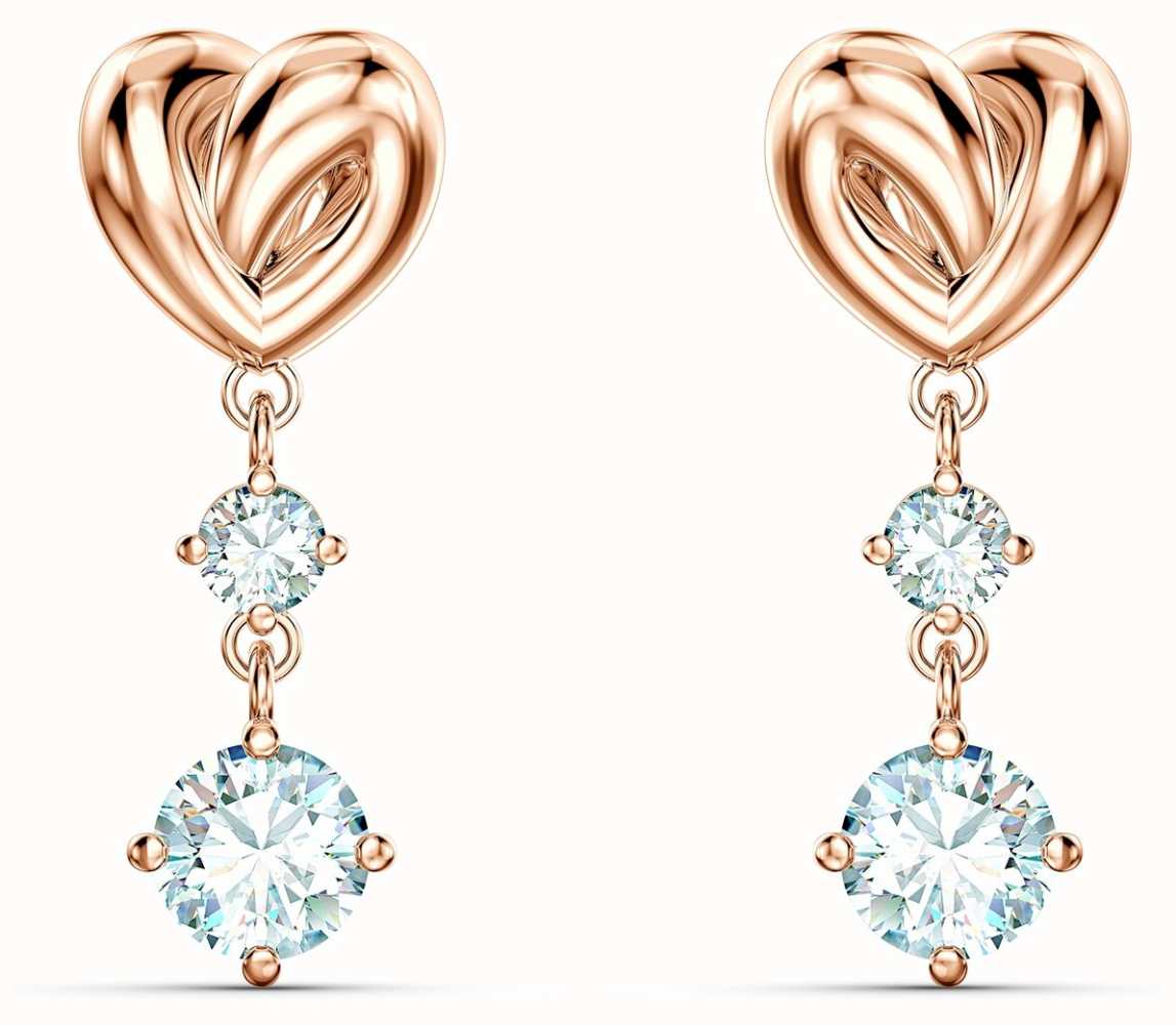 swarovski lifelong heart earrings