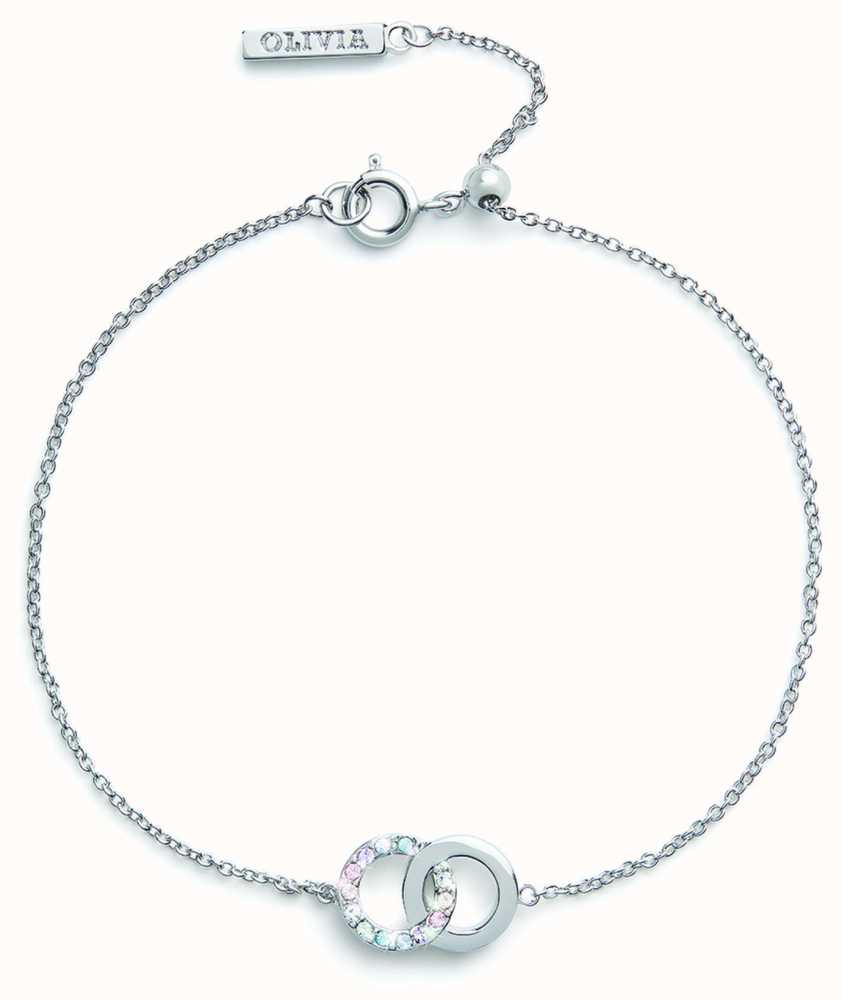 interlink silver necklace olivia burton