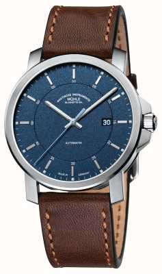 Muhle Glashutte 29er Casual | Brown Leather Strap | Blue Dial M1-25-72-LBBRAUN