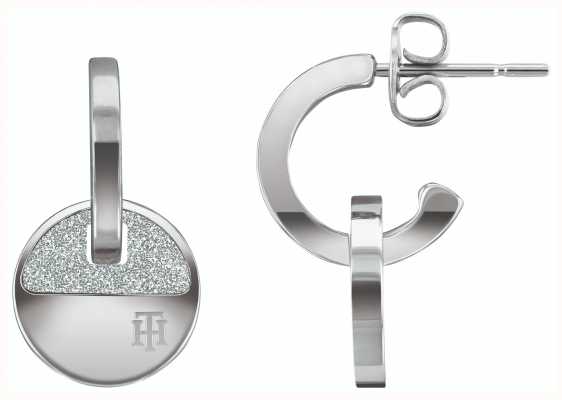 Tommy Hilfiger Women's Dressed Up | Stainless Steel Circle Earrings 2780459