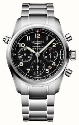 LONGINES Spirit Chronograph Automatic Black Dial Stainless steel L38204536