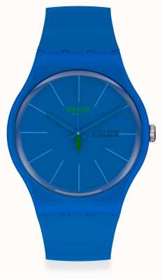 Swatch BELTEMPO | Blue Plastic Strap | Blue Dial SO29N700