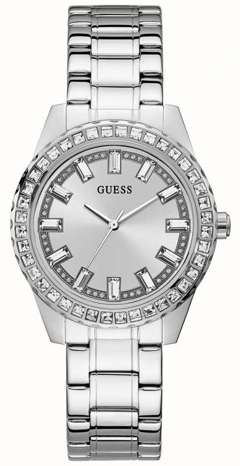 silver guess watch ladies