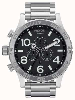 Nixon 51-30 Chrono | Black | Stainless Steel Bracelet | Black Dial A083-000-00