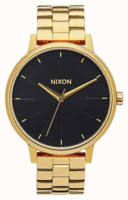 Nixon Kensington | All Gold / Black Sunray | Gold IP Bracelet | Black Dial A099-2042-00