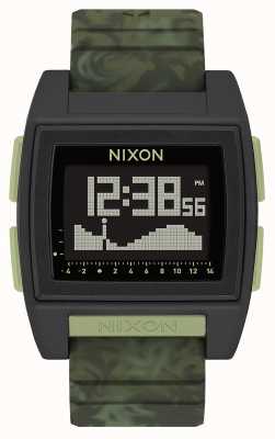 Nixon Base Tide Pro | Green Camo | Digital | Green Camo Strap A1307-1695-00