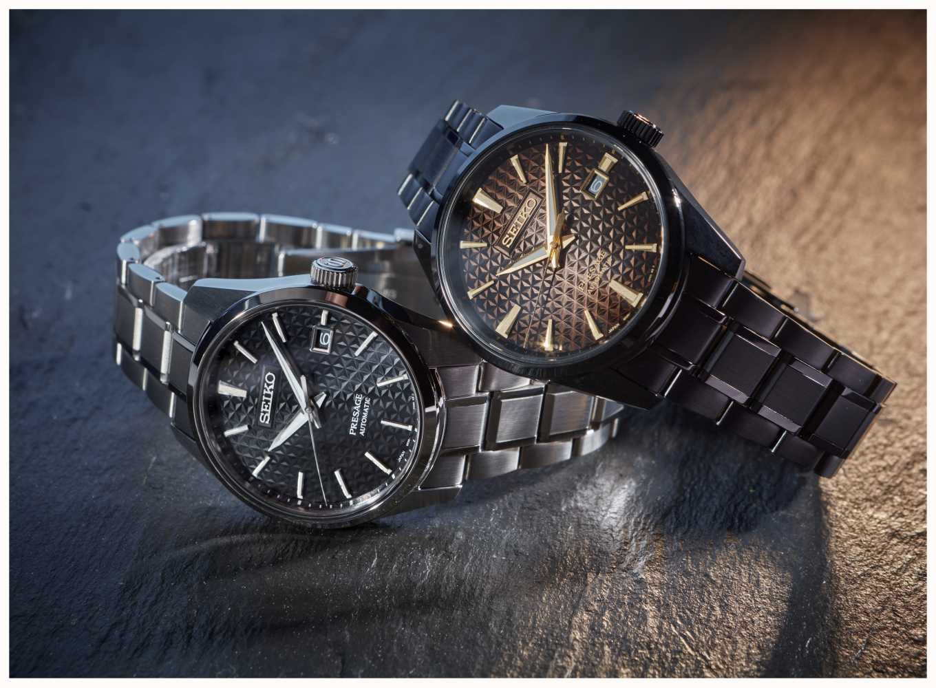 Seiko Men's Presage Sharp Edged Series Black Dial SPB203J1 - First Class  Watches™ SGP