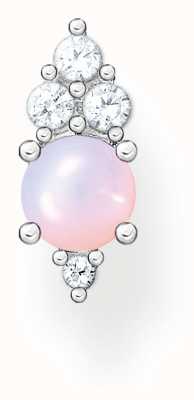 Thomas Sabo Sterling Silver Vintage Single Stud Earring | Shimmering Pink Opal Effect H2181-166-7