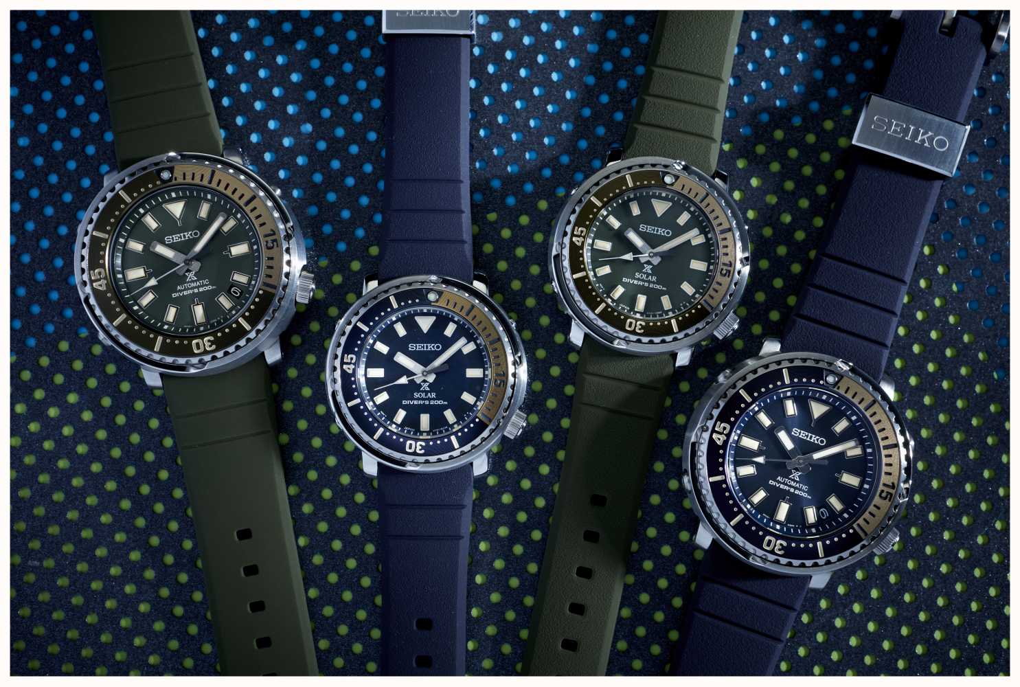 Seiko | Prospex | Street Series | Tuna Safari Edition | Green Silicone ...