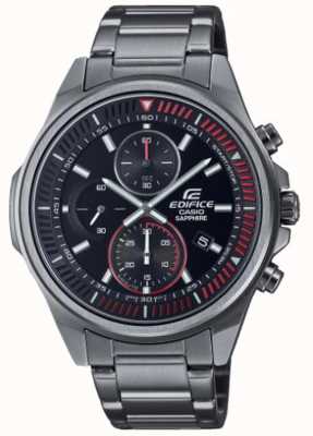 Casio Edifice -Classic Collection | Stainless Steel Bracelet | Black Dial EFR-S572DC-1AVUEF