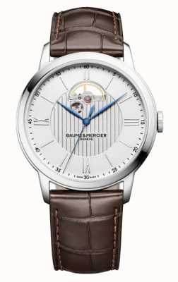 Baume & Mercier Classima Brown Leather Silver Dial Automatic M0A10524