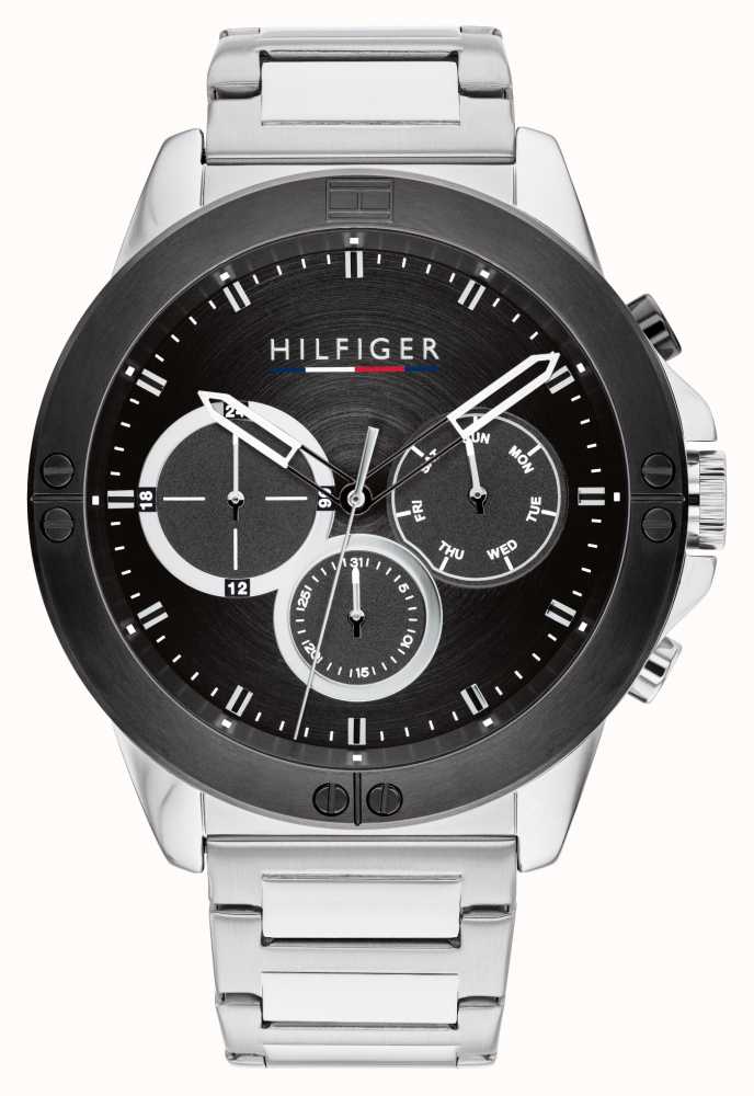 All black sale tommy hilfiger watch