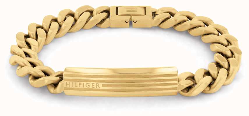 Tommy Hilfiger ID Gold IP Stainless Steel Bracelet 2790346