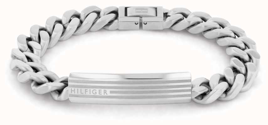 Tommy Hilfiger Men's ID Stainless Steel Bracelet 2790345