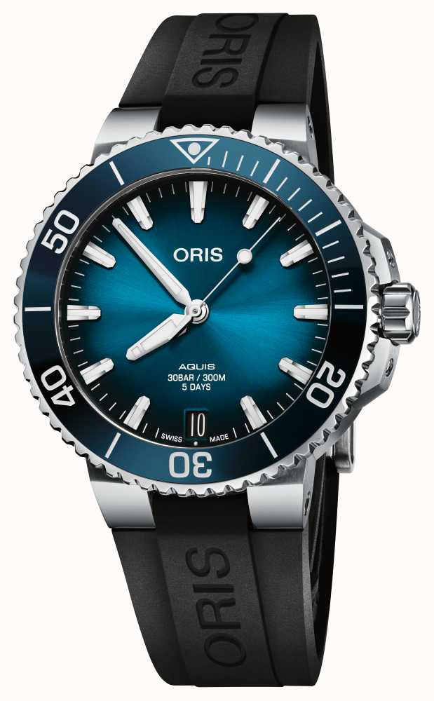 Oris aquis blue outlet bezel