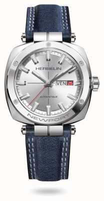 Michel Herbelin Newport Heritage Silver Sunray Dial Watch 1764/AP11BL