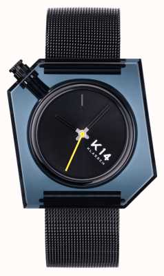 Klasse14 K14 Dark 40mm Black Milanese Mesh Bracelet WKF20BK001M