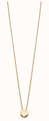 Elements Gold 9ct Yellow gold Tiny Circle Pend And Chain GN289