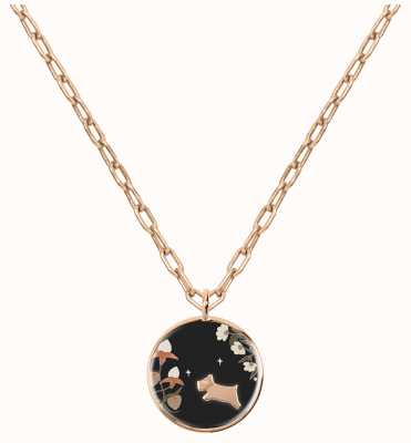 Radley Jewellery Fashion | Rose Gold Plated Necklace | Circle Charm Pendant RYJ2218S