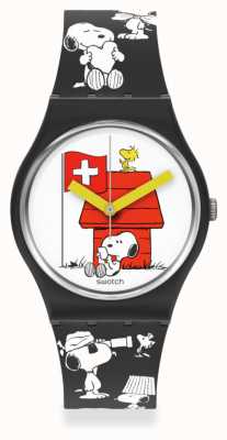 Swatch GRANDE BRACCHETTO Swatch x Peanuts Snoopy Watch SO28Z107