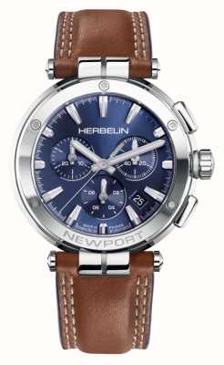 BOSS Men's Solgrade Solar Powered | Blue Chronograph Dial | Brown Leather  Strap 1514030 - First Class Watches™ SGP