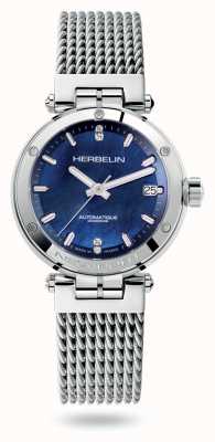 Michel Herbelin Newport Automatic Stainless Steel Mesh Bracelet Watch 1658/90B