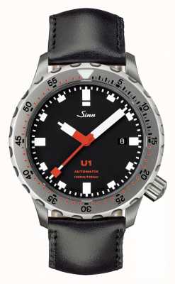 Sinn U1 TEGIMENT Leather Strap Watch 1010.030