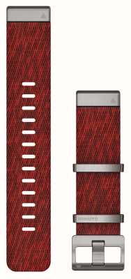 Garmin QuickFit MARQ 22mm Strap Only, Jacquard-weave Nylon Strap Only Red 010-12738-22
