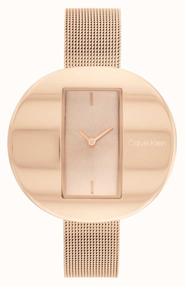 calvin klein rectangular watch