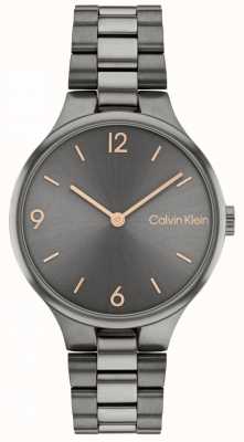 Calvin Klein Grey Dial | PVD  | Linked Bracelet Watch 25200130