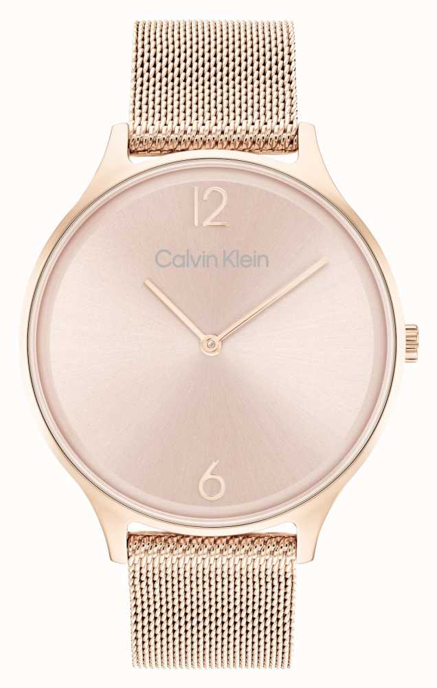 ck rose gold watch