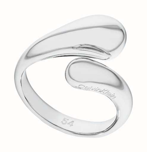 calvin klein ring silver