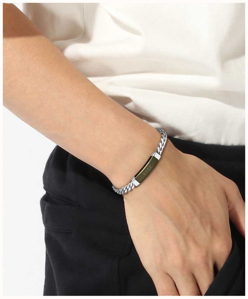 boss stainless steel bracelet