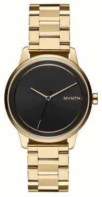 MVMT Men's | Profile | Black Dial | Gold PVD Steel Bracelet 28000185-D