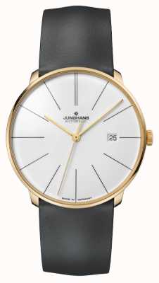 Junghans Meister Fein Automatic | Gold Case | Black Leather Strap 27/7150.00