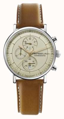Herbelin Inspiration Men's Brown Leather Strap Watch 35647/AP17TRGD