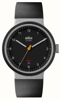 Braun Men's BN0278 Automatic Watch Black Rubber Strap EX-DISPLAY BN0278BKBKG EX-DISPLAY