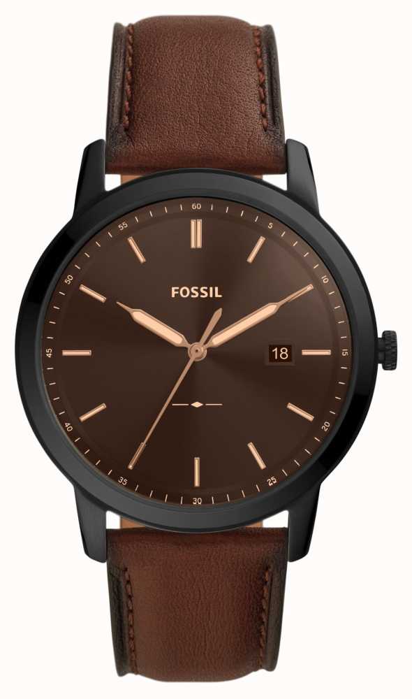 fossil mens leather watch straps