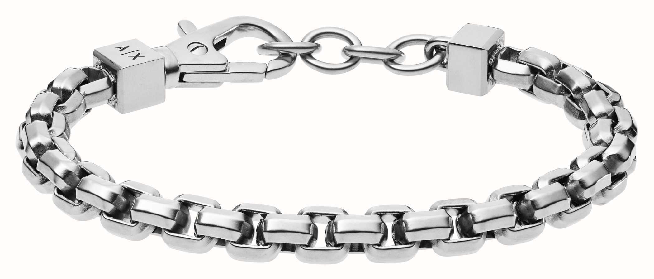 steel chain bracelet